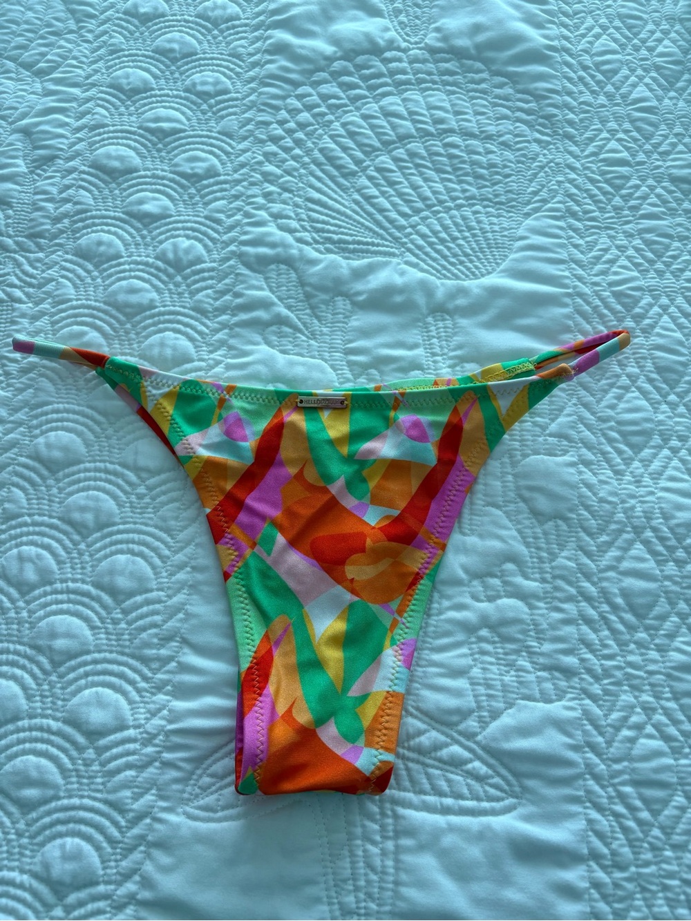 HELLO MOLLY Abstract Print String Bikini - Picture 3 of 4
